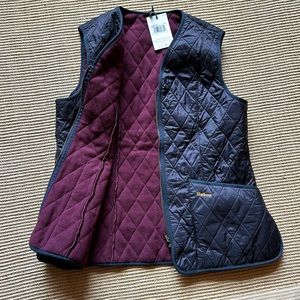 New Barbour fleece lined vest size 14
